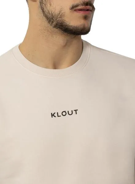 Unisex Beige Klout Sweatshirt