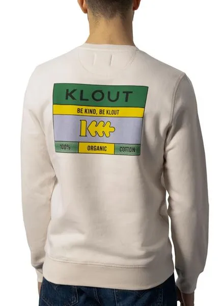 Unisex Beige Klout Sweatshirt