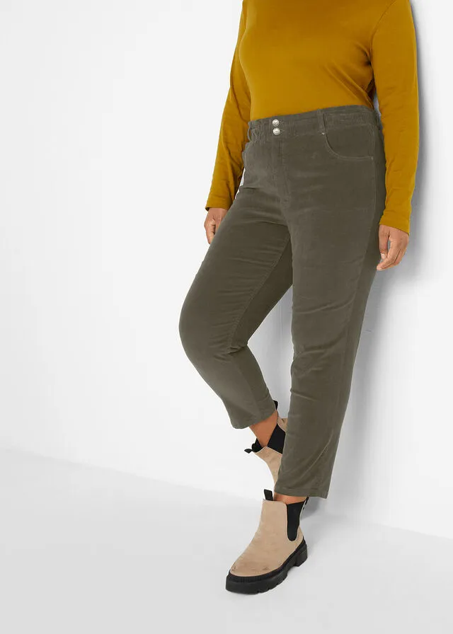 Dark olive green jeans