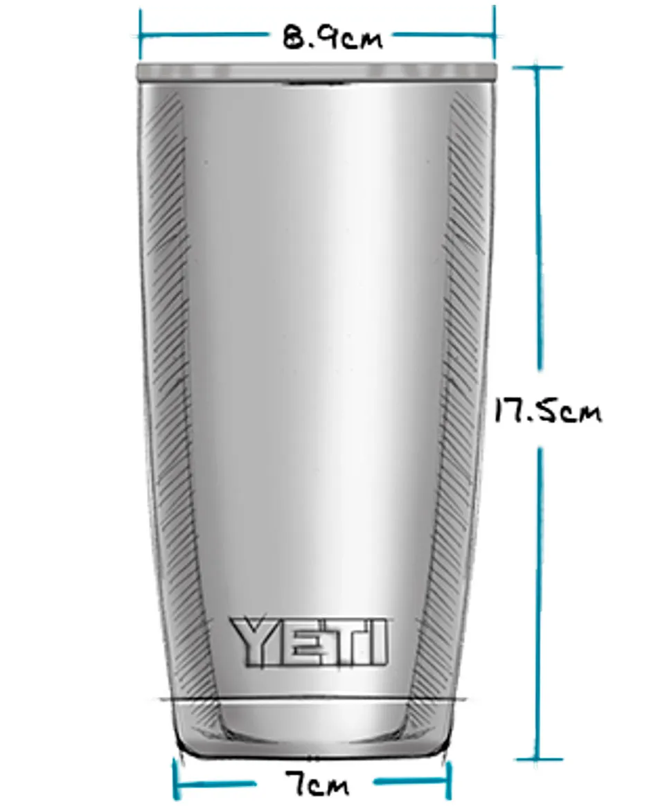 VASO YETI RAMBLER 20 OZ (591 ML)