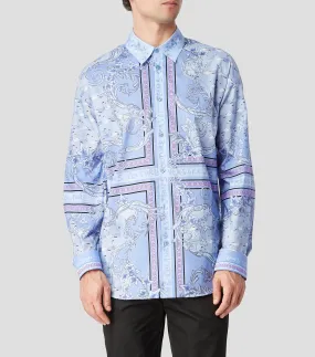 Versace Jeans Couture Camisa estampada manga larga Hombre