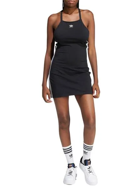 Adidas Mini 3 Bandas Black Dress for Women