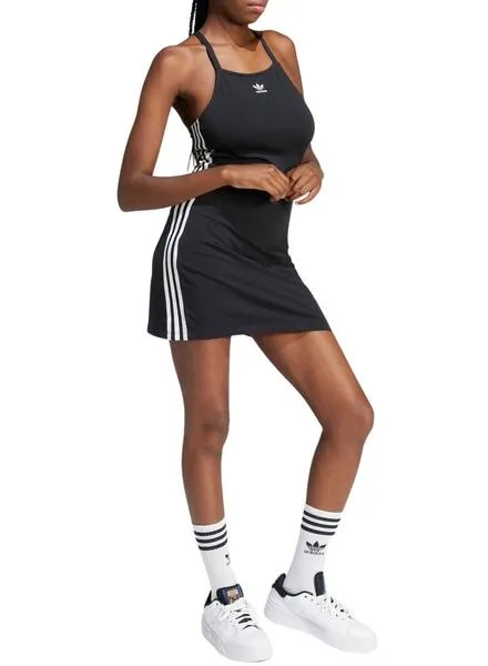 Adidas Mini 3 Bandas Black Dress for Women