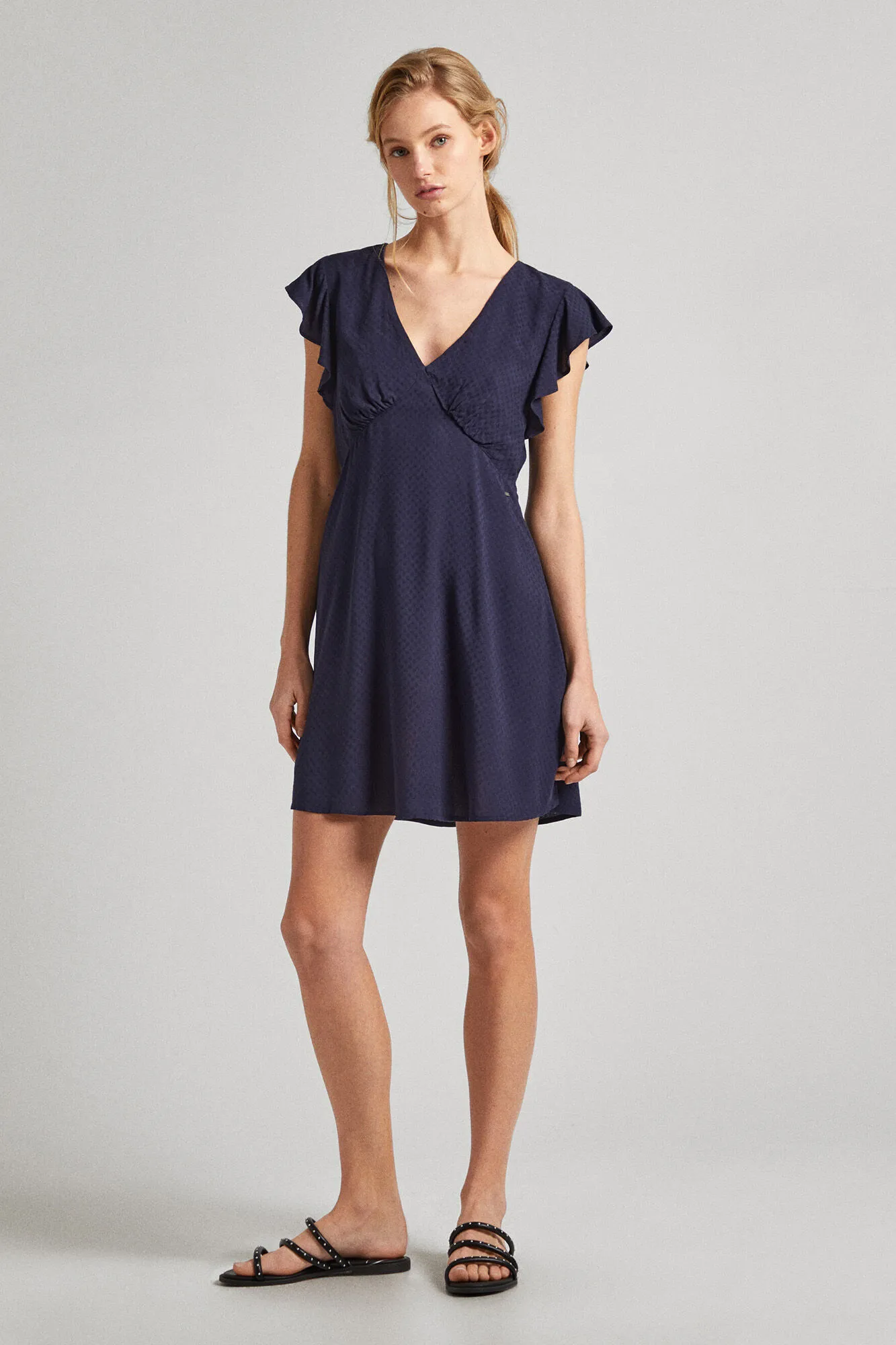 Short V-Neck Dress