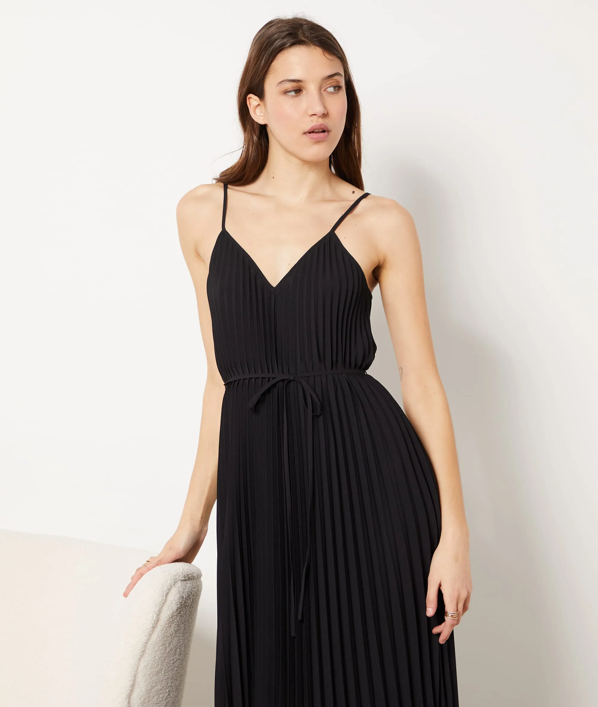 UNIRO NOIR - ETAM Pleated Maxi Dress