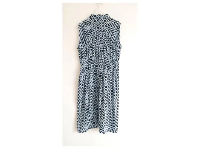 vestido Marni con estampado geométrico Azul claro 