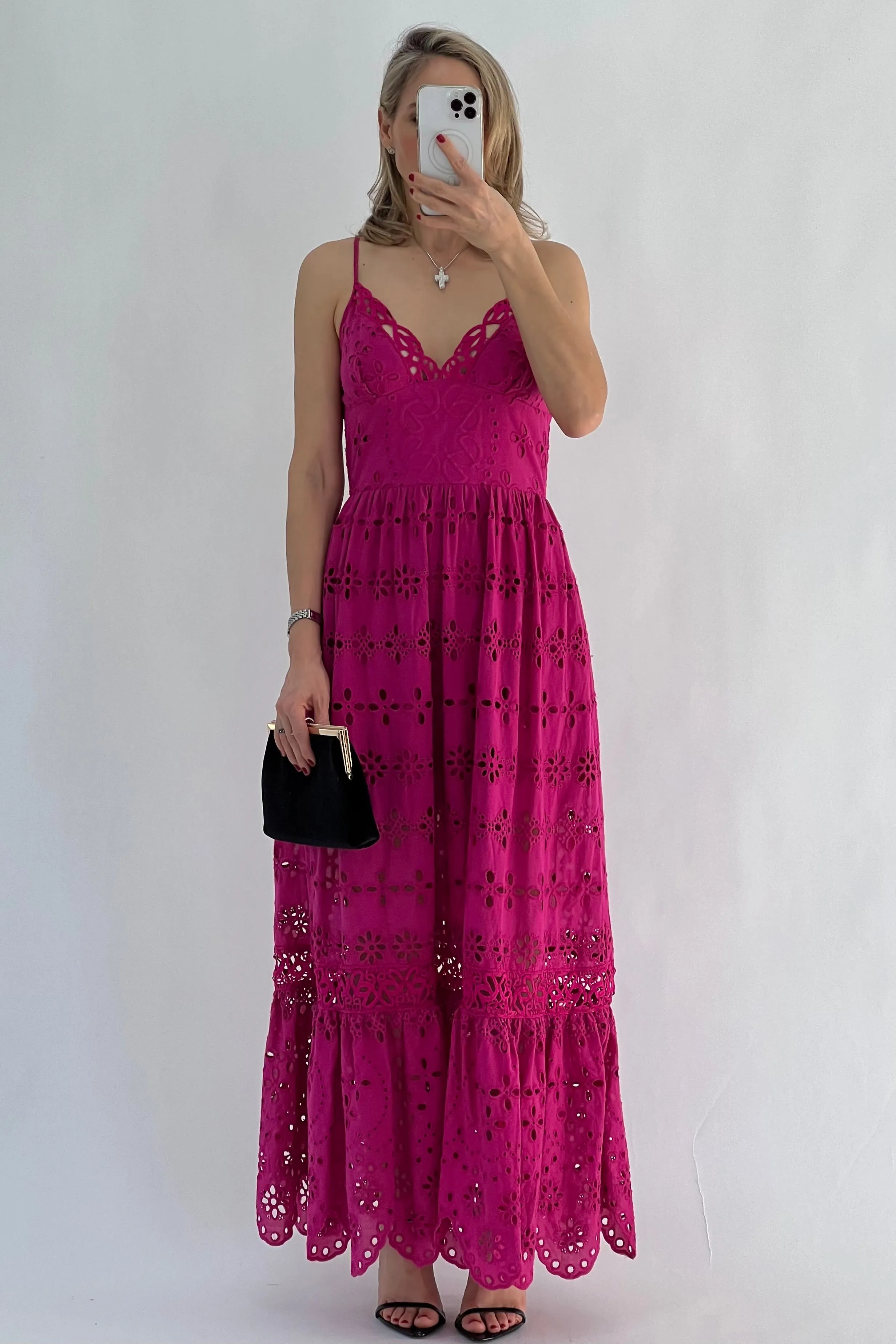 VESTIDO MIDI CROCHET