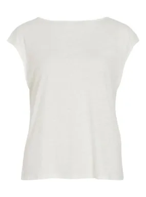 Vila Vifiara Beige Women's T-Shirt.