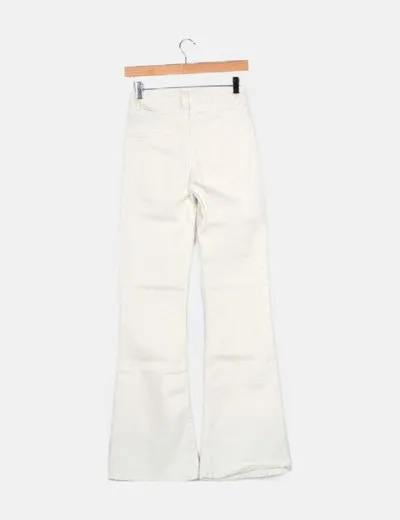 White flare Zara jeans