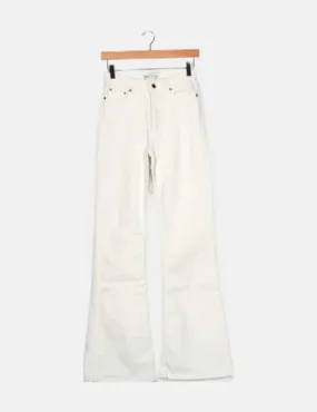 White flare Zara jeans