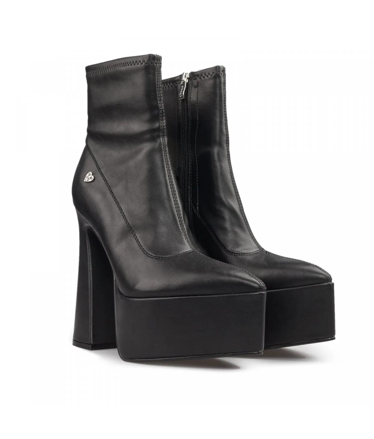 Women's Booties 1315 Leather Look