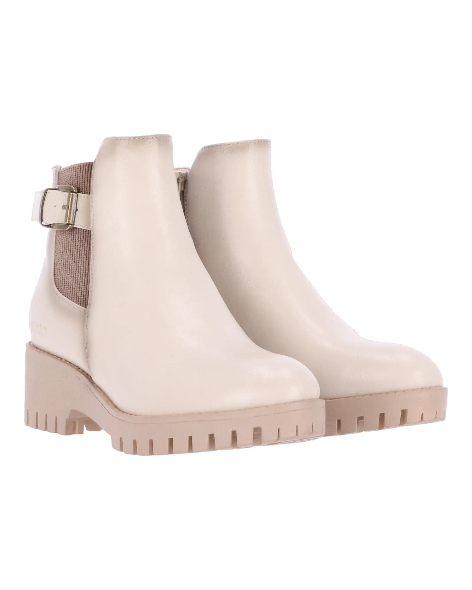 Women's Chika10 Carnavales 02 Beige Boots.