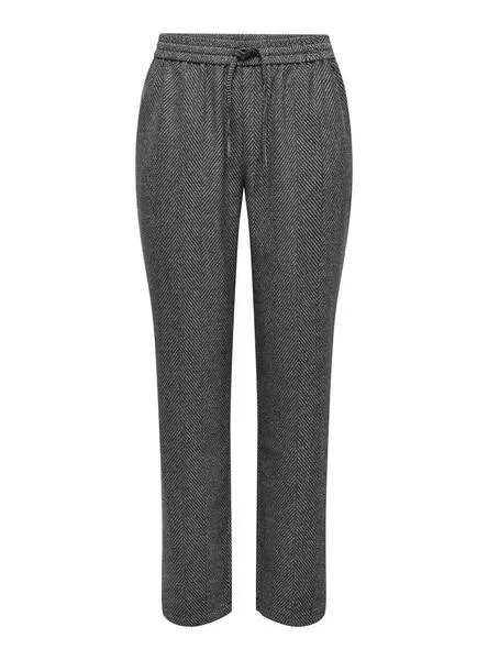 Women's Gray Herringbone Shay Pants Only