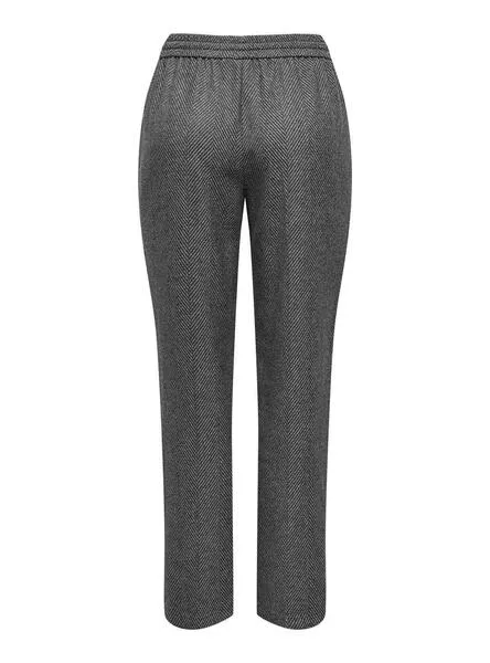 Women's Gray Herringbone Shay Pants Only