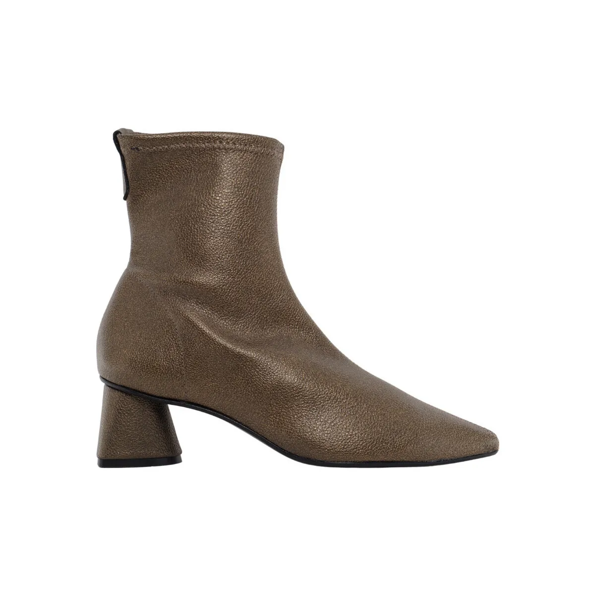 Women's Metallic Lycra Ankle Boots Chiara E11084