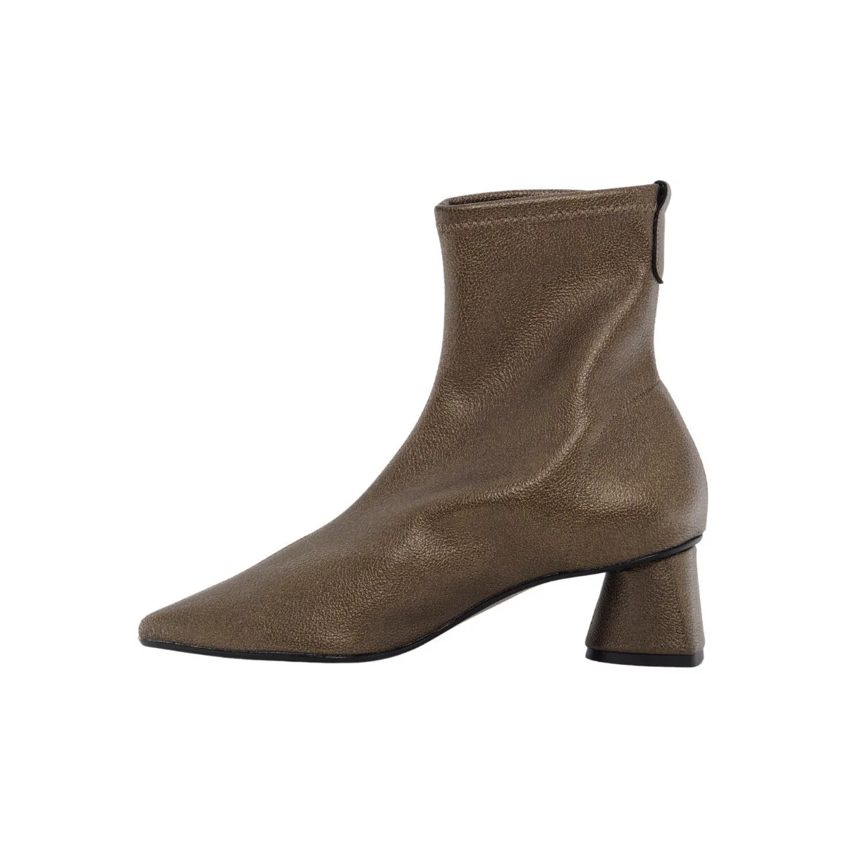 Women's Metallic Lycra Ankle Boots Chiara E11084