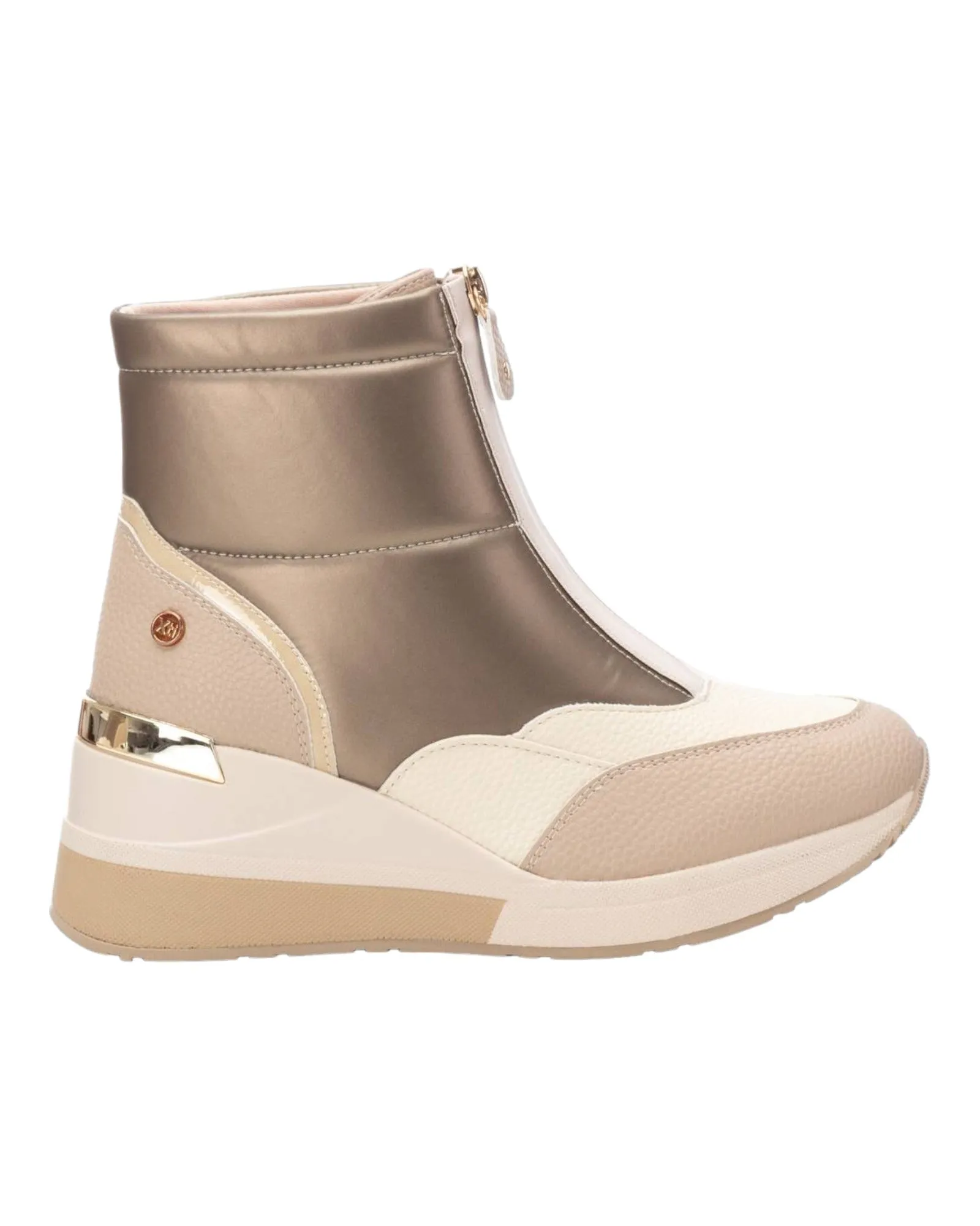 XTI Women's Beige Ankle Boots 141926