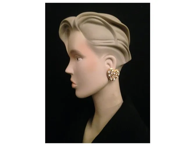 Yves Saint Laurent Aretes Blanco 