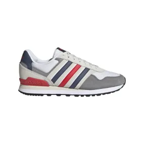 Zapatillas Adidas 10K Gris Azul Rojo