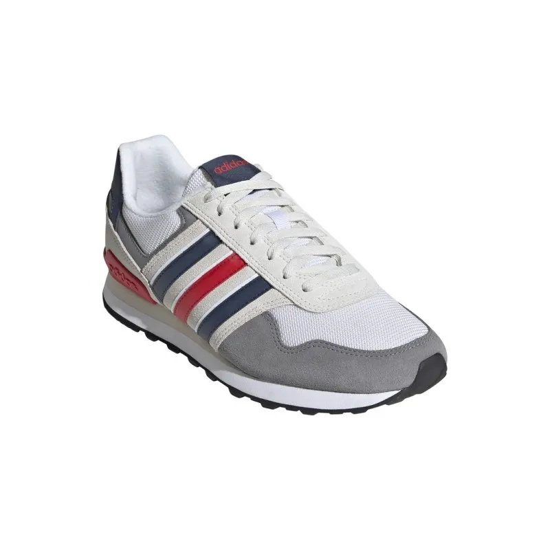 Zapatillas Adidas 10K Gris Azul Rojo