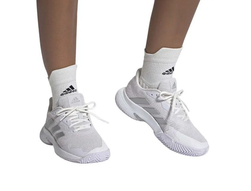 Women's Adidas CourtJam Control W Tennis Paddle Sneakers White