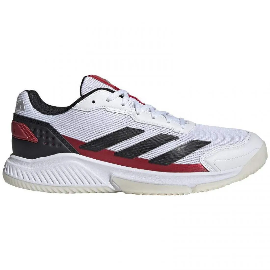 Zapatillas Adidas Courtquick Padel Blanco Negro Rojo | Adidas