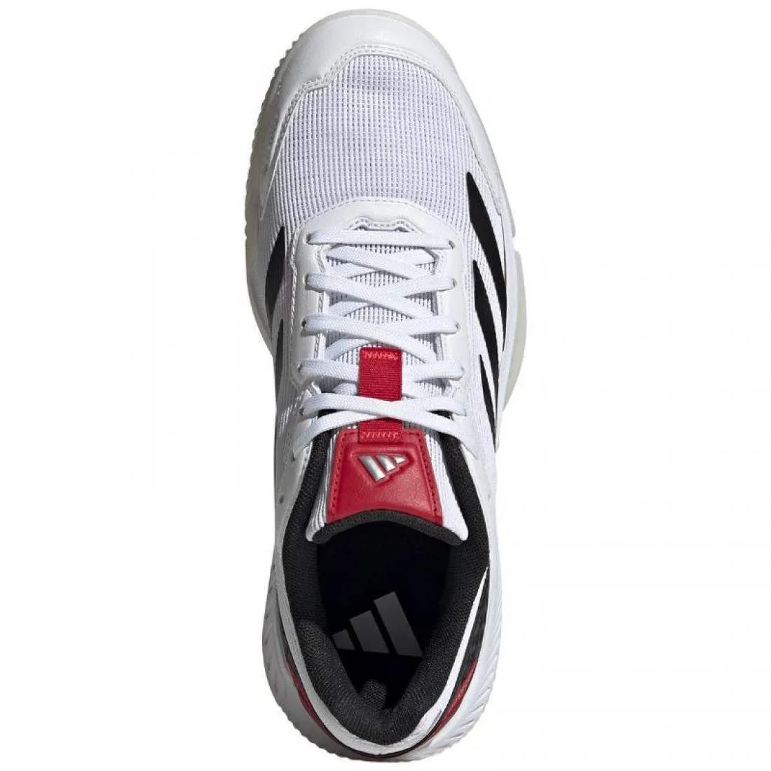 Zapatillas Adidas Courtquick Padel Blanco Negro Rojo | Adidas