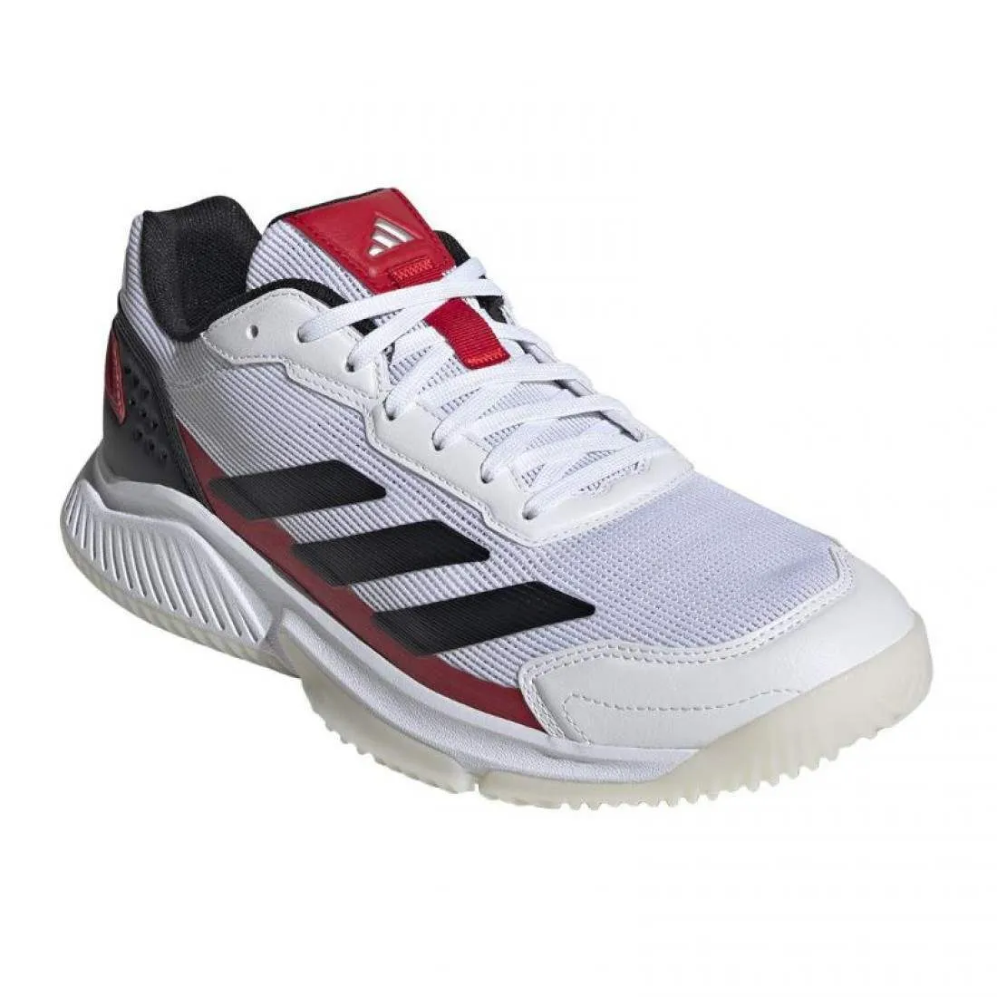 Zapatillas Adidas Courtquick Padel Blanco Negro Rojo | Adidas