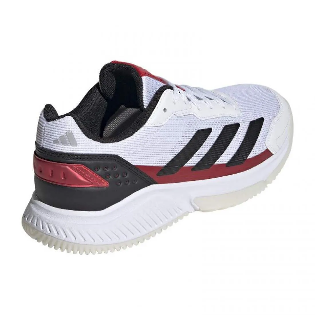 Zapatillas Adidas Courtquick Padel Blanco Negro Rojo | Adidas