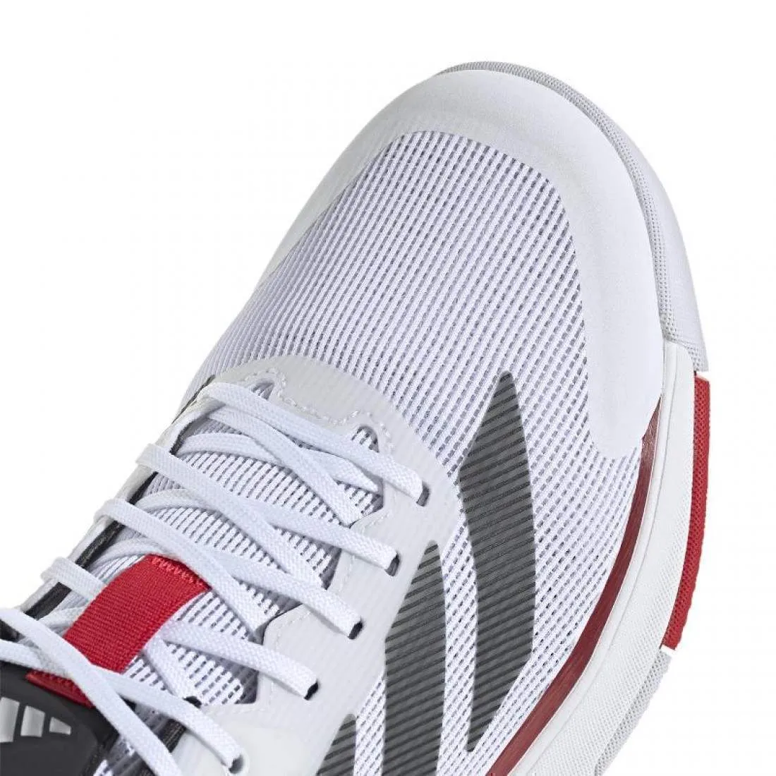 Zapatillas Adidas Crazyquick LS Padel Blanco Negro Rojo | Adidas