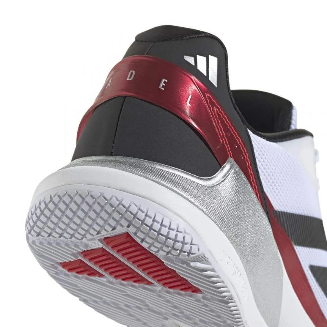 Zapatillas Adidas Crazyquick LS Padel Blanco Negro Rojo | Adidas