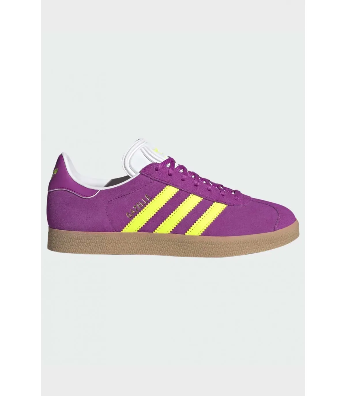 Adidas Gazelle W Purple and Yellow Sneakers