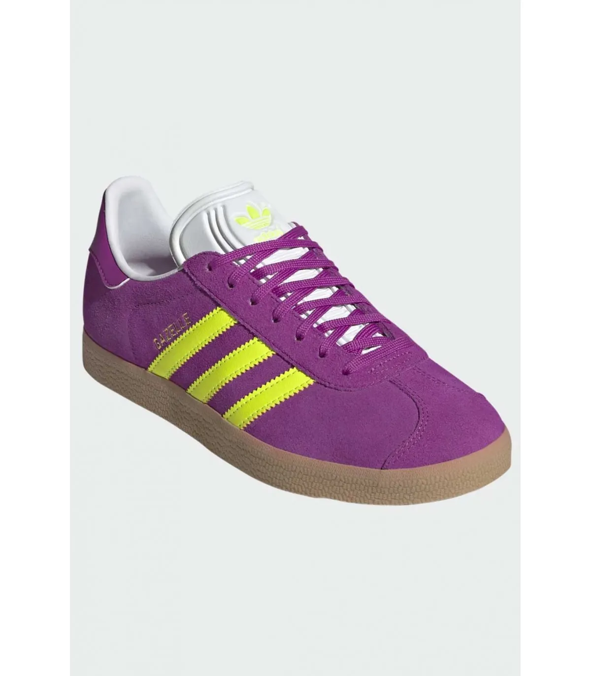 Adidas Gazelle W Purple and Yellow Sneakers