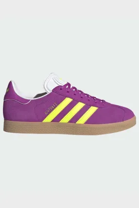 Adidas Gazelle W Purple and Yellow Sneakers