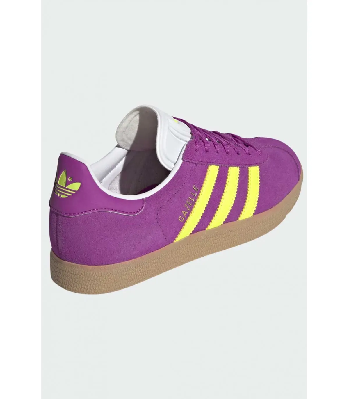 Adidas Gazelle W Purple and Yellow Sneakers