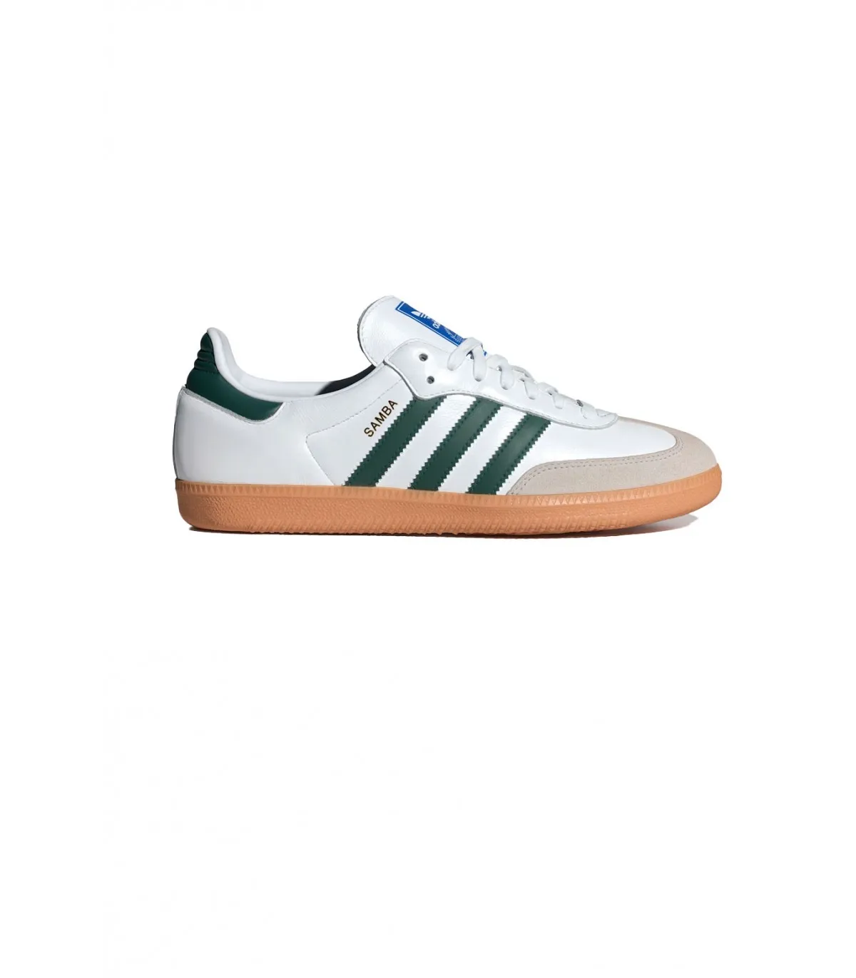 Adidas Samba OG White and Green Sneakers