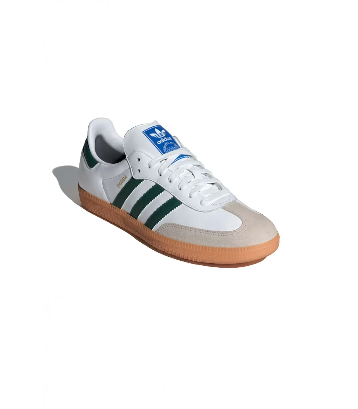 Adidas Samba OG White and Green Sneakers