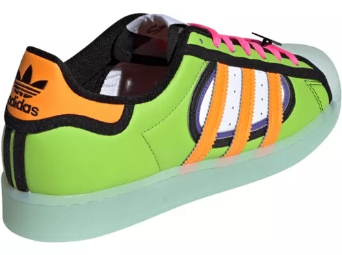 Original Adidas Superstar Simpsons Squishee Sneakers.