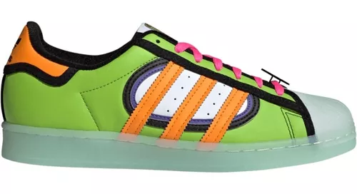 Original Adidas Superstar Simpsons Squishee Sneakers.