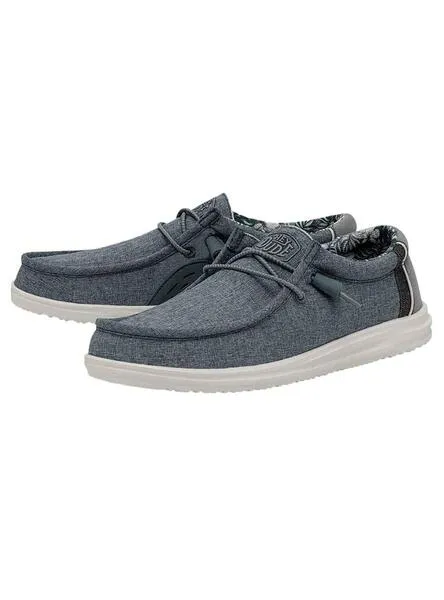 Men's Hey Dude Wally H2O Gray Sneakers