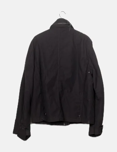 Zara Black Nylon Jacket
