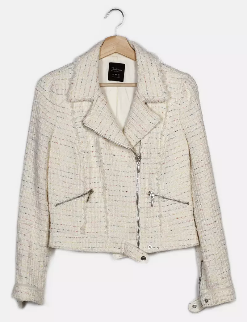 Zara Knit Biker Jacket