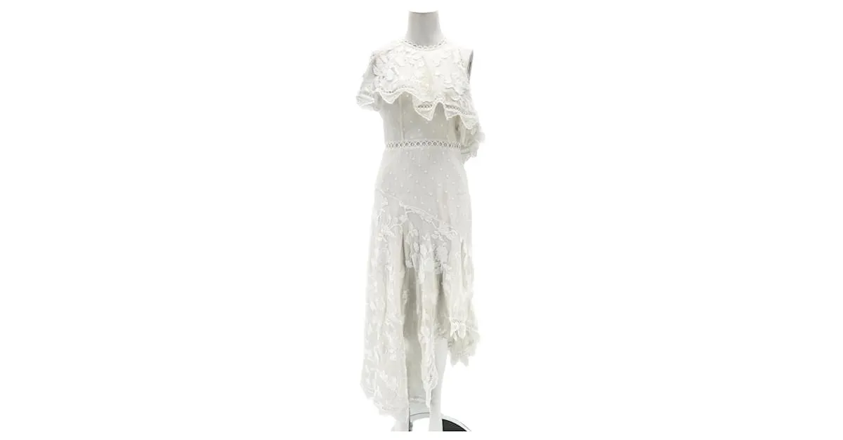 ZIMMERMANN Vestidos T.0-5 1 Seda Blanco 