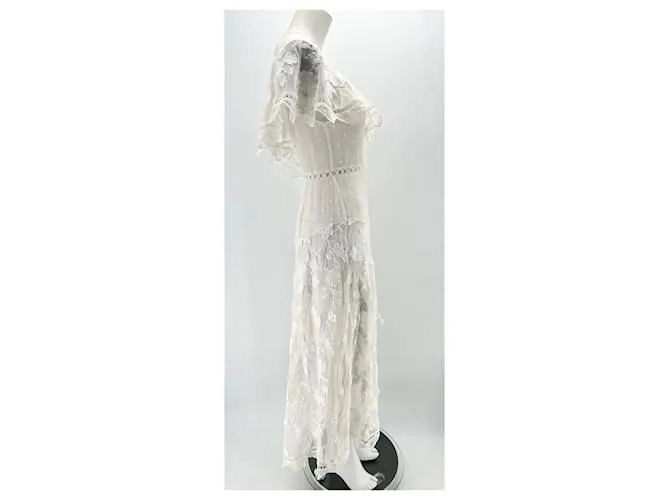 ZIMMERMANN Vestidos T.0-5 1 Seda Blanco 