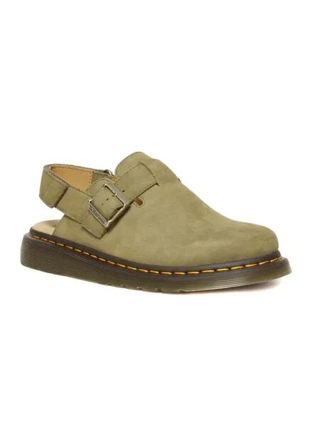 Dr. Martens Jorge II Oliva Mujer - Zuecos